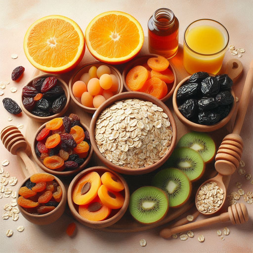 Copa de frutas con crema de avena