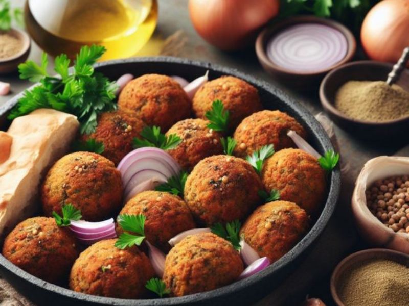 Falafel, la receta de albóndigas de garbanzos al horno