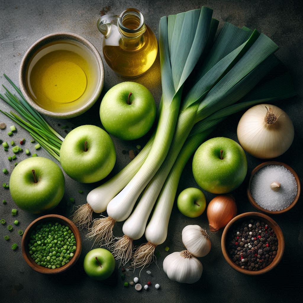 Vichyssoise con manzana
